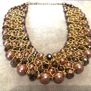 (NEW!) Plum bauble necklace